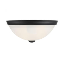 Load image into Gallery viewer, 2-Light Ceiling Light in Matte Black