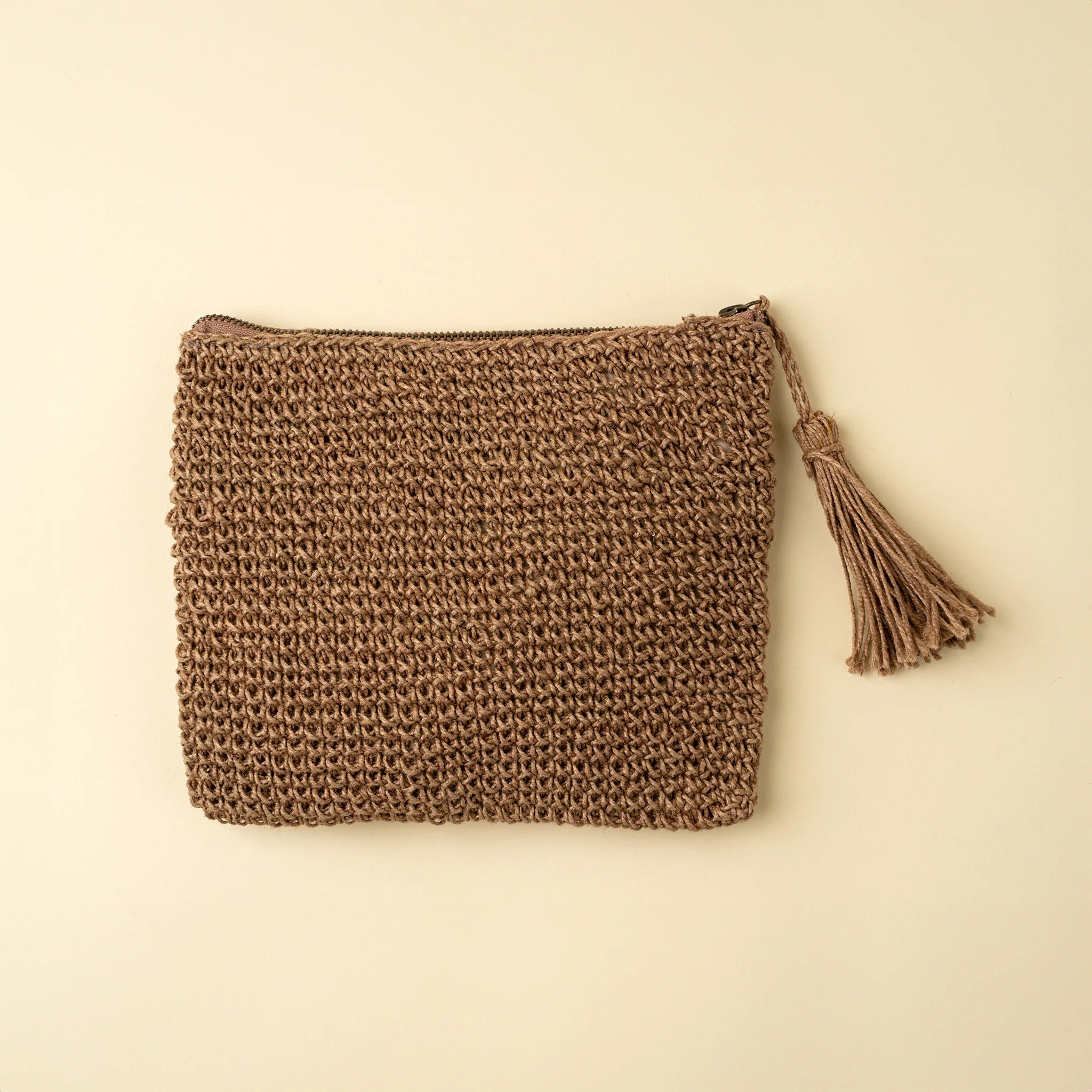 Lola Woven Jute Pouch (Multiple Colours)