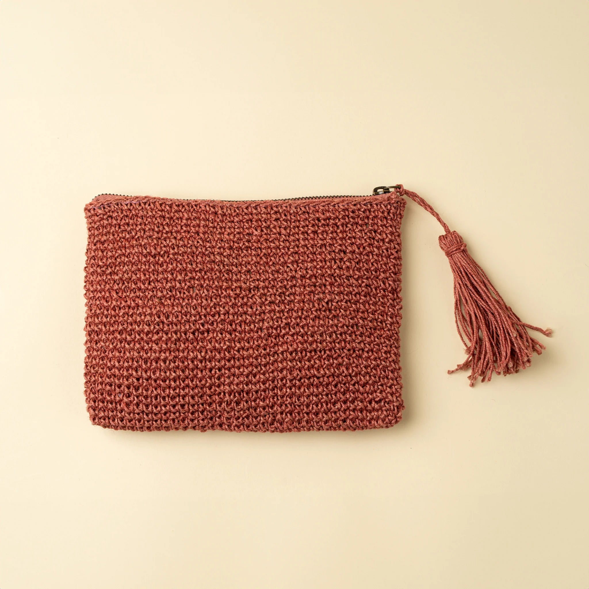 Lola Woven Jute Pouch (Multiple Colours)