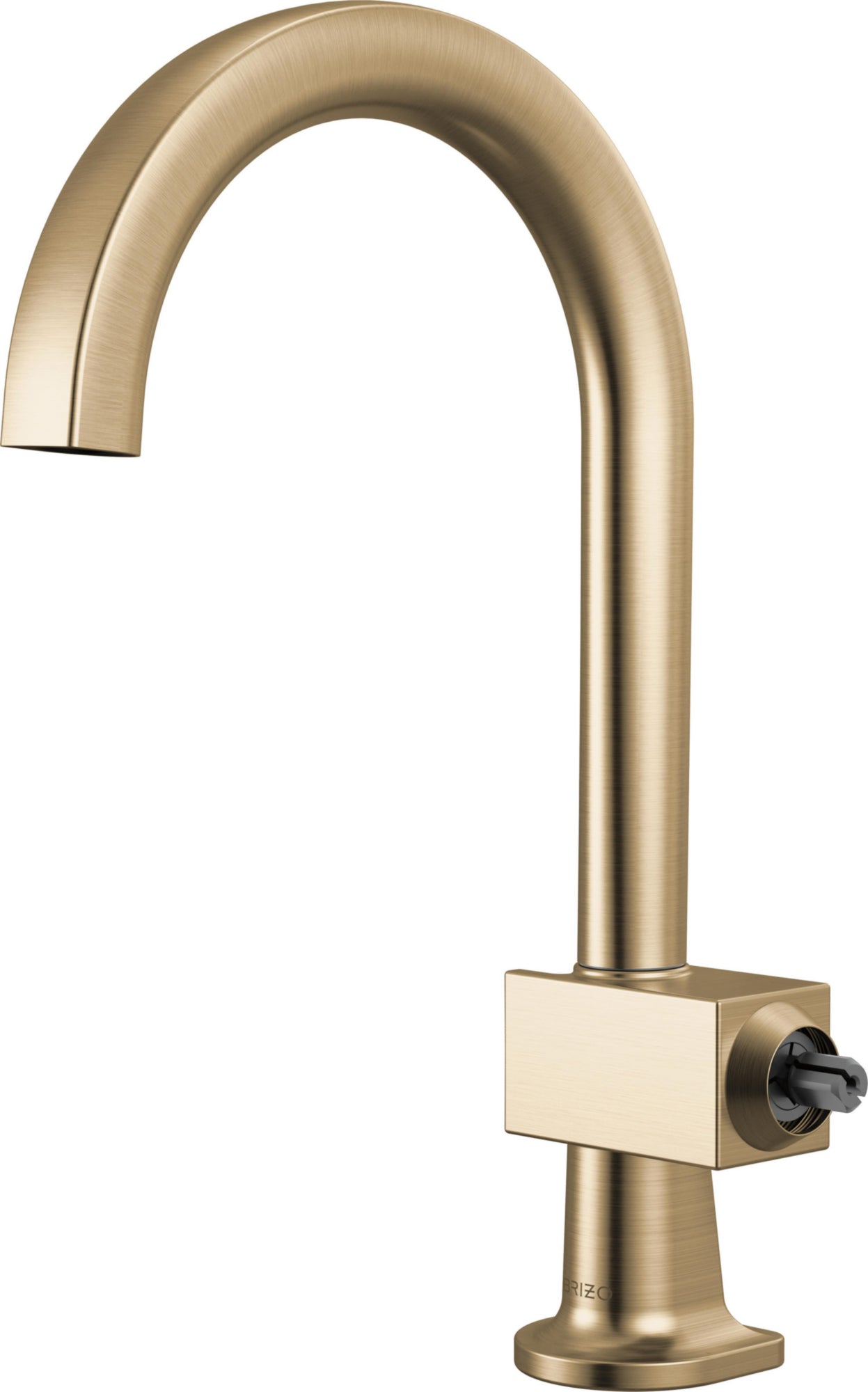 BAR FAUCET WITH ARC SPOUT - LESS HANDLE