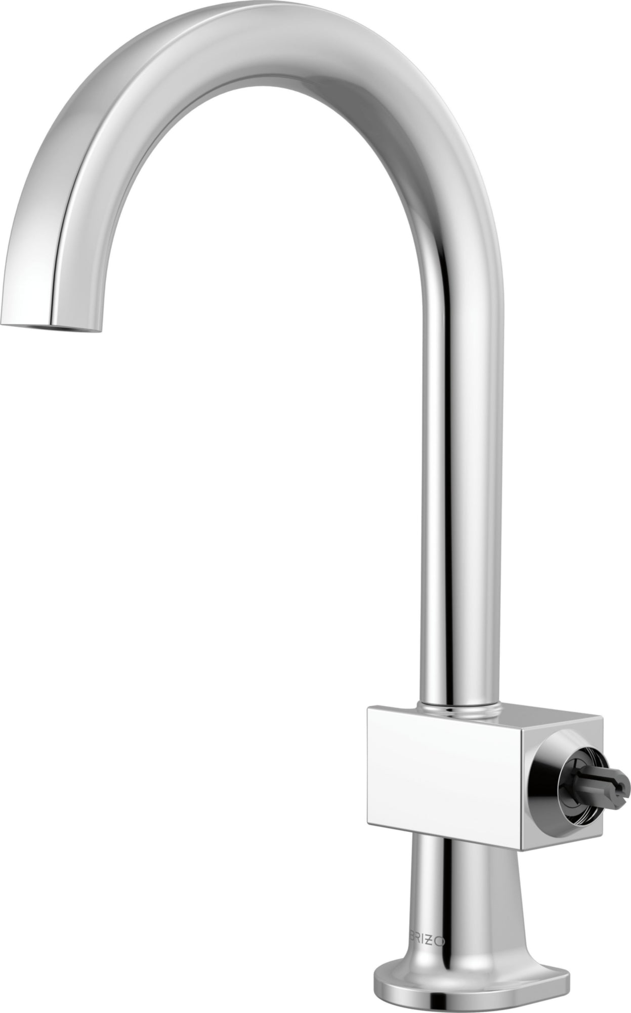 BAR FAUCET WITH ARC SPOUT - LESS HANDLE