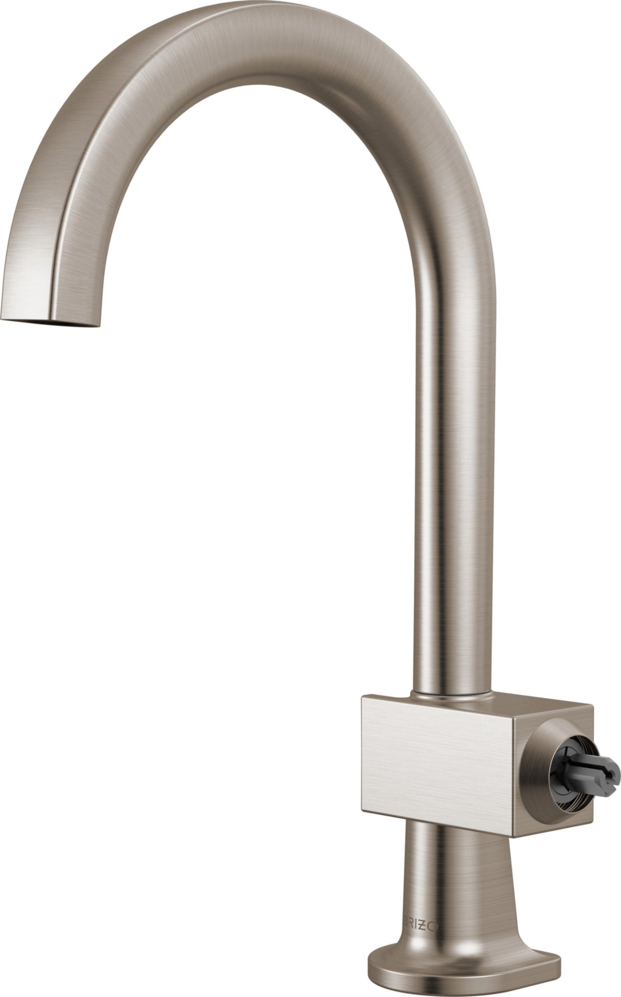 BAR FAUCET WITH ARC SPOUT - LESS HANDLE