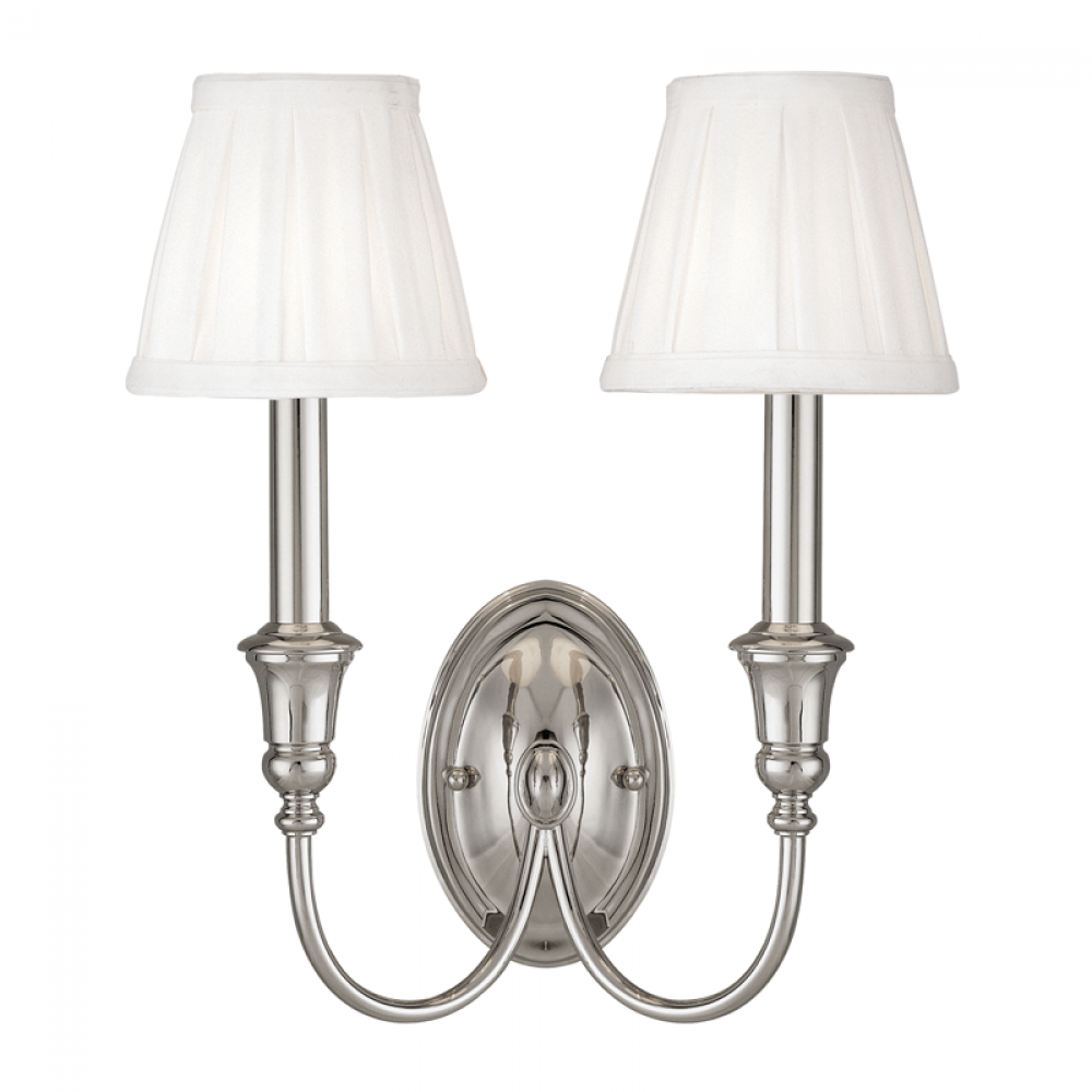 2 LIGHT WALL SCONCE