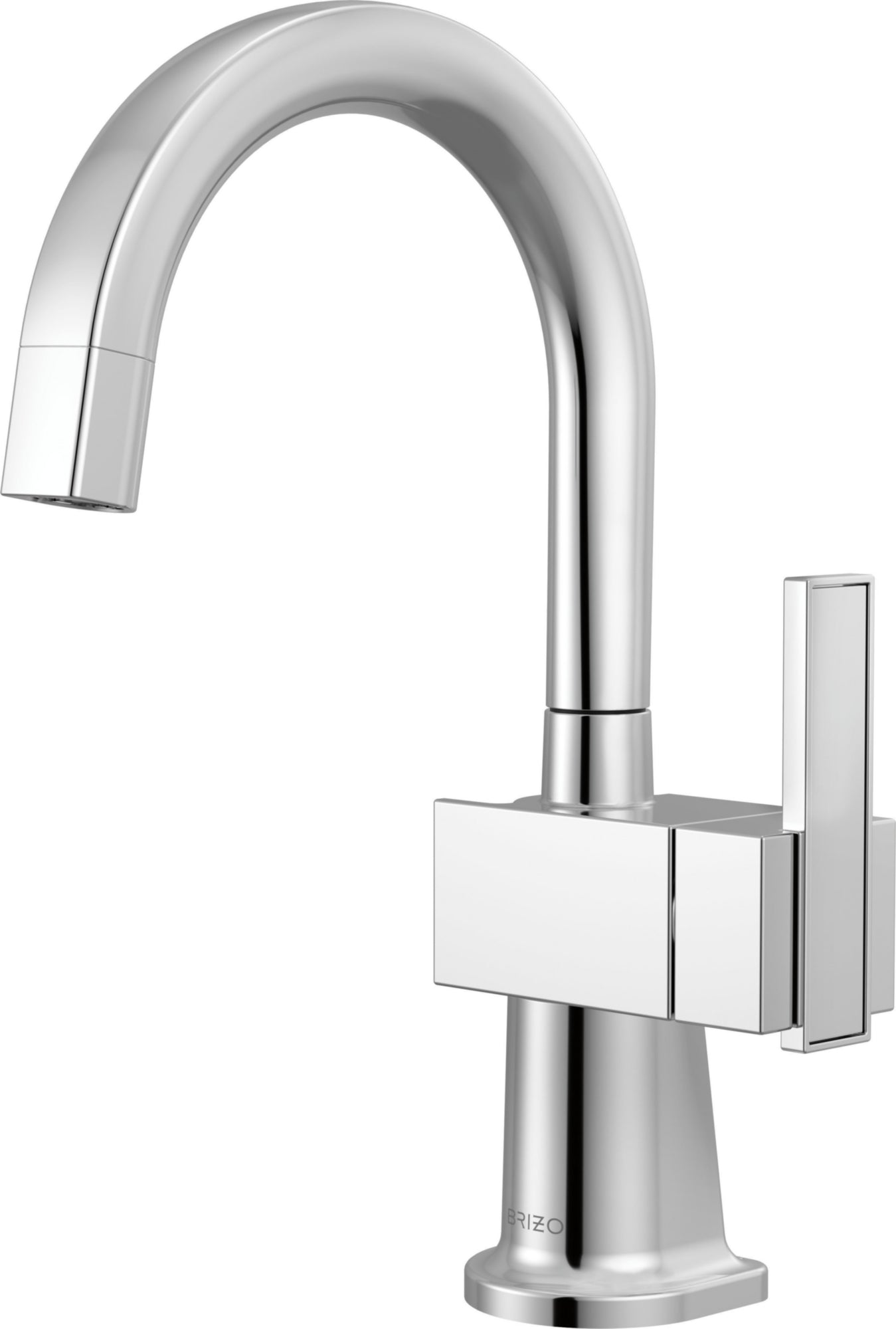 BEVERAGE FAUCET WITH ARC SPOUT