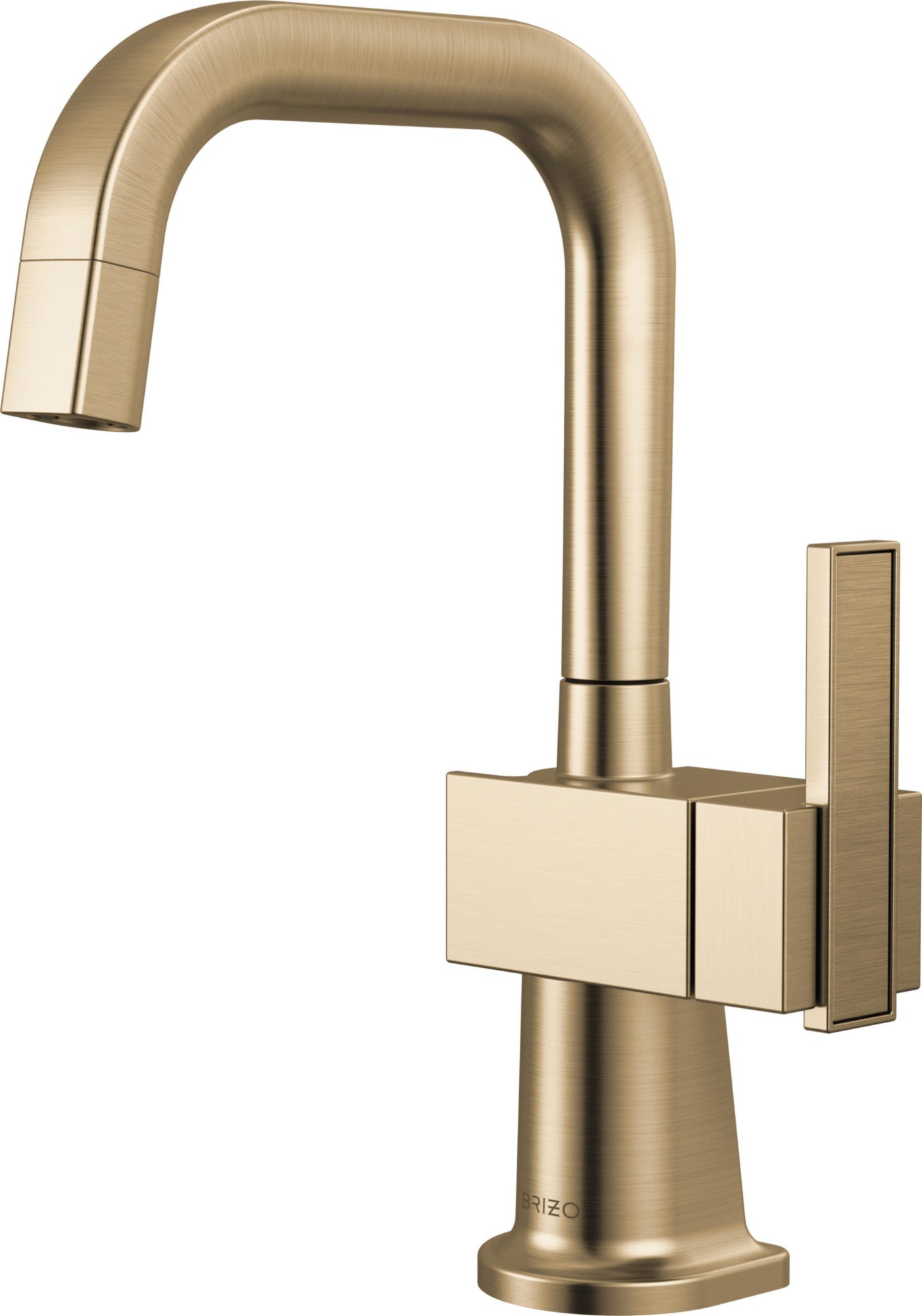 BEVERAGE FAUCET WITH SQUARE SPOUT