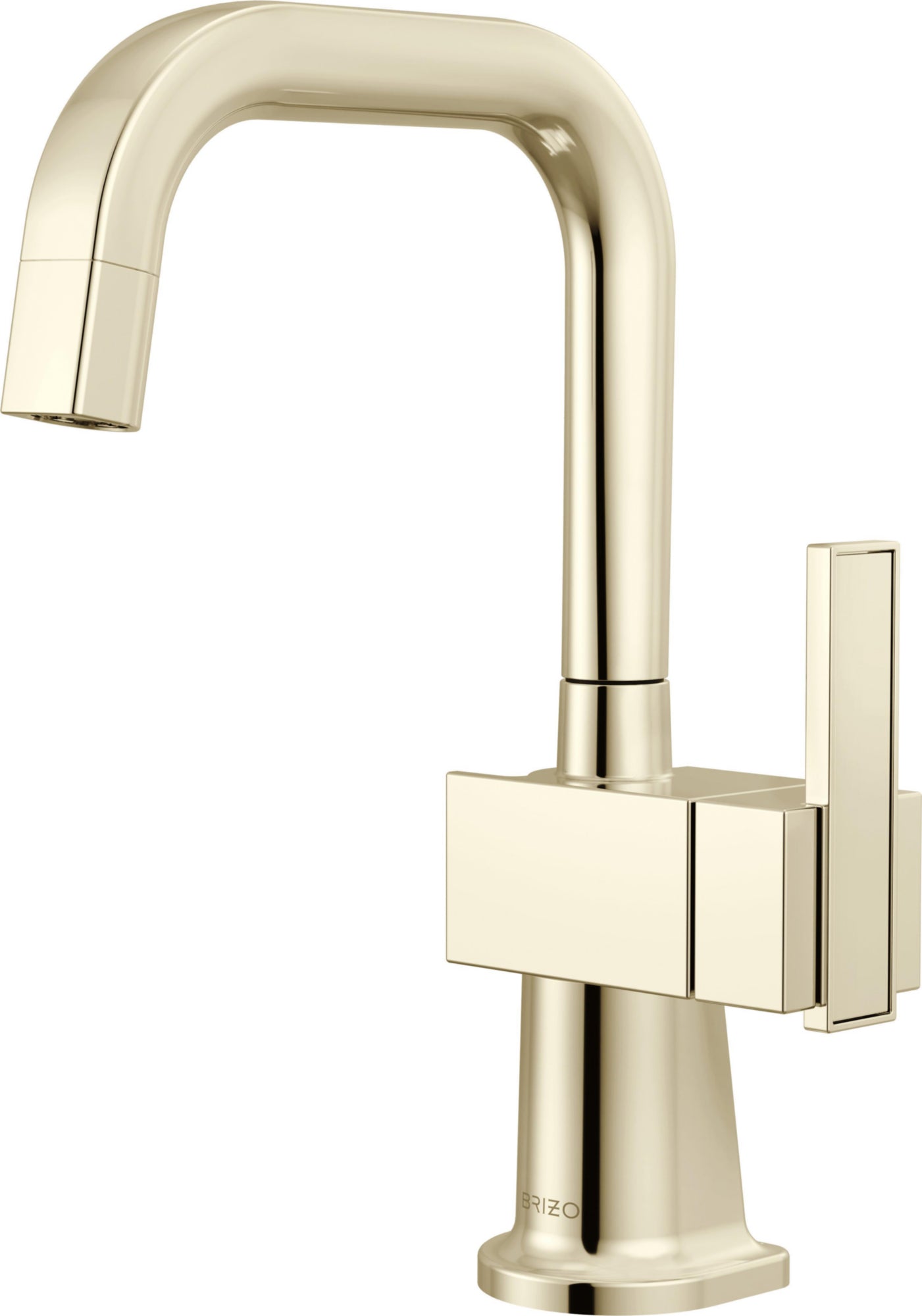 BEVERAGE FAUCET WITH SQUARE SPOUT