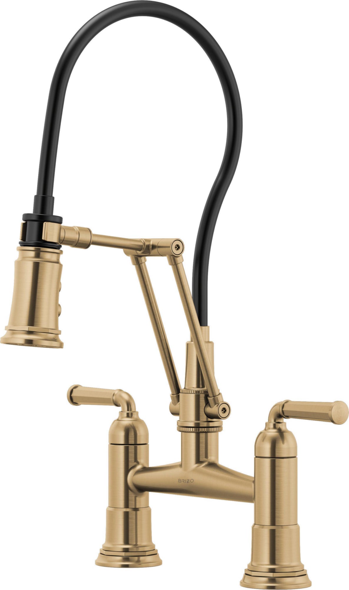 ARTICULATING BRIDGE FAUCET