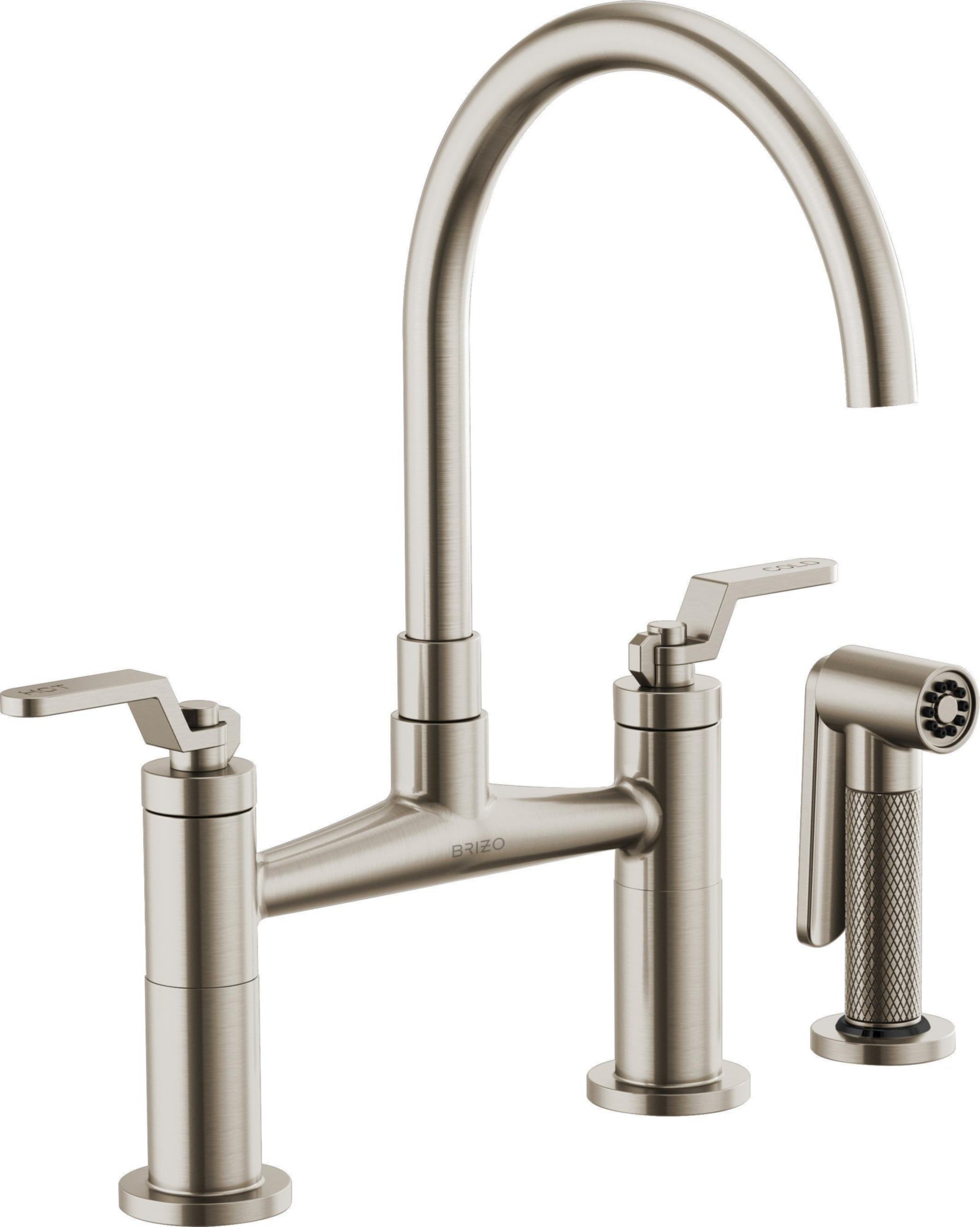 ARC SPOUT BRIDGE, INDUSTRIAL HANDLE