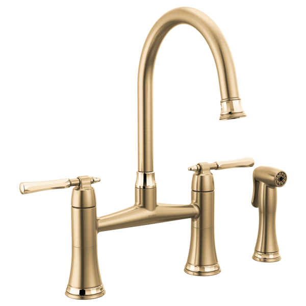Tulham Bridge Kitchen Faucet with Side Spray - by Brizo