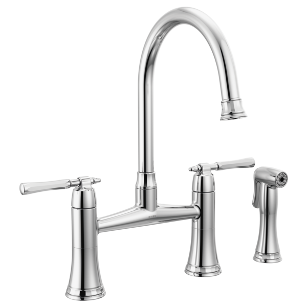 Tulham Bridge Kitchen Faucet with Side Spray - by Brizo