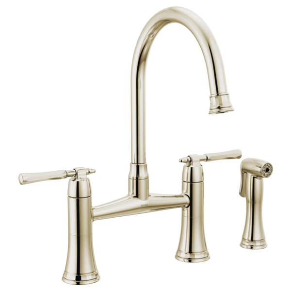 Tulham Bridge Kitchen Faucet with Side Spray - by Brizo