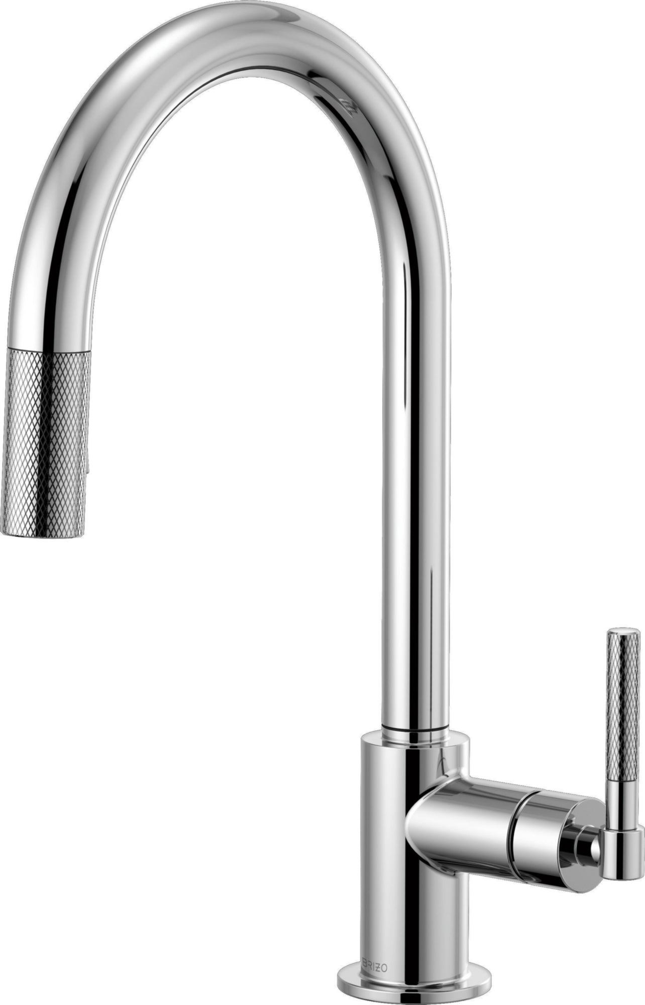 ARC SPOUT PULL-DOWN, KNURLED HANDLE