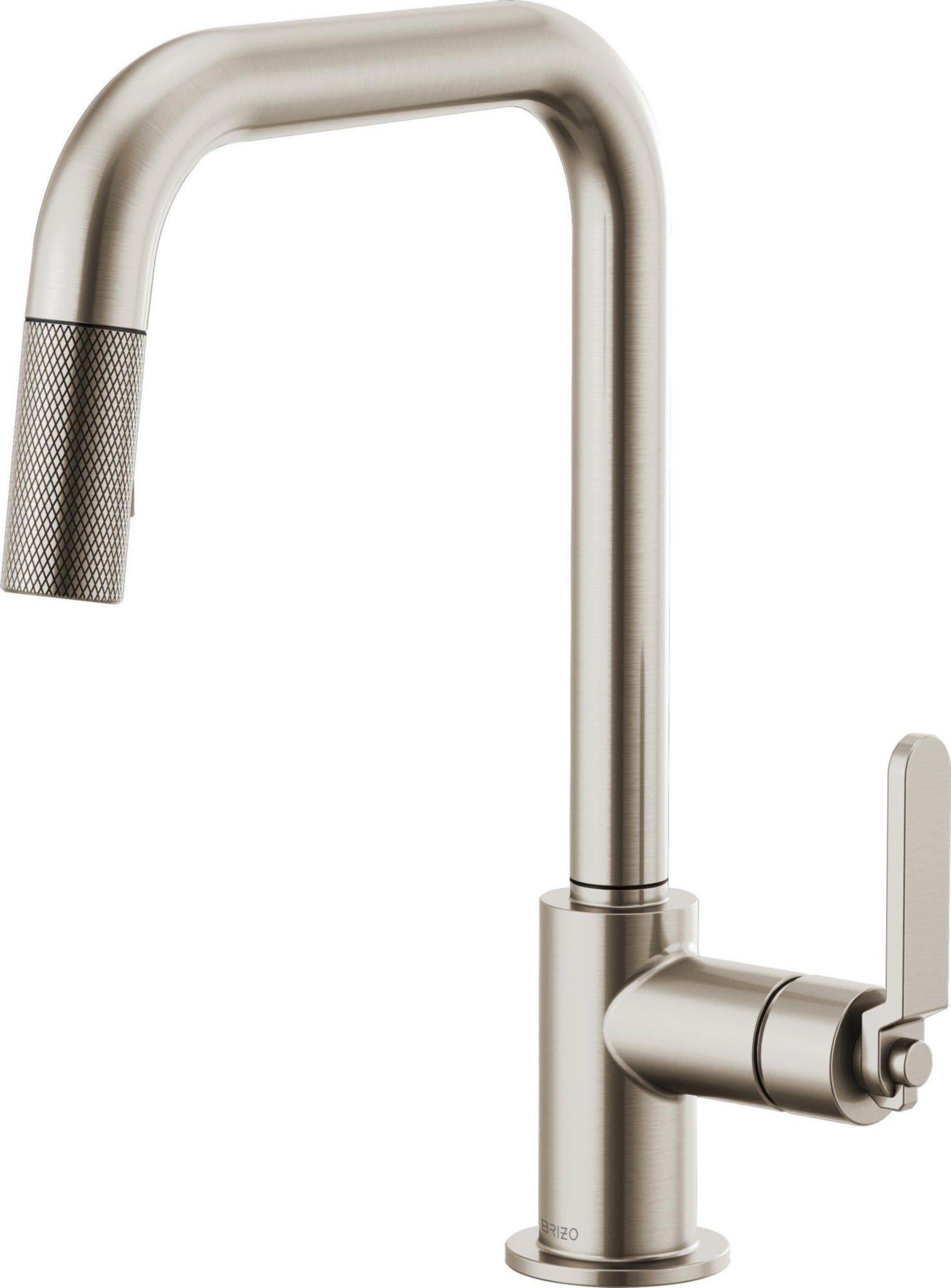SQUARE SPOUT PULL-DOWN, INDUSTRIAL HANDLE