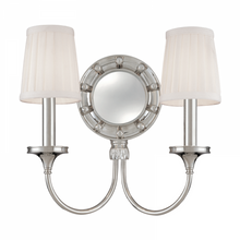 Load image into Gallery viewer, 2 LIGHT MIRRORED WALL SCONCE