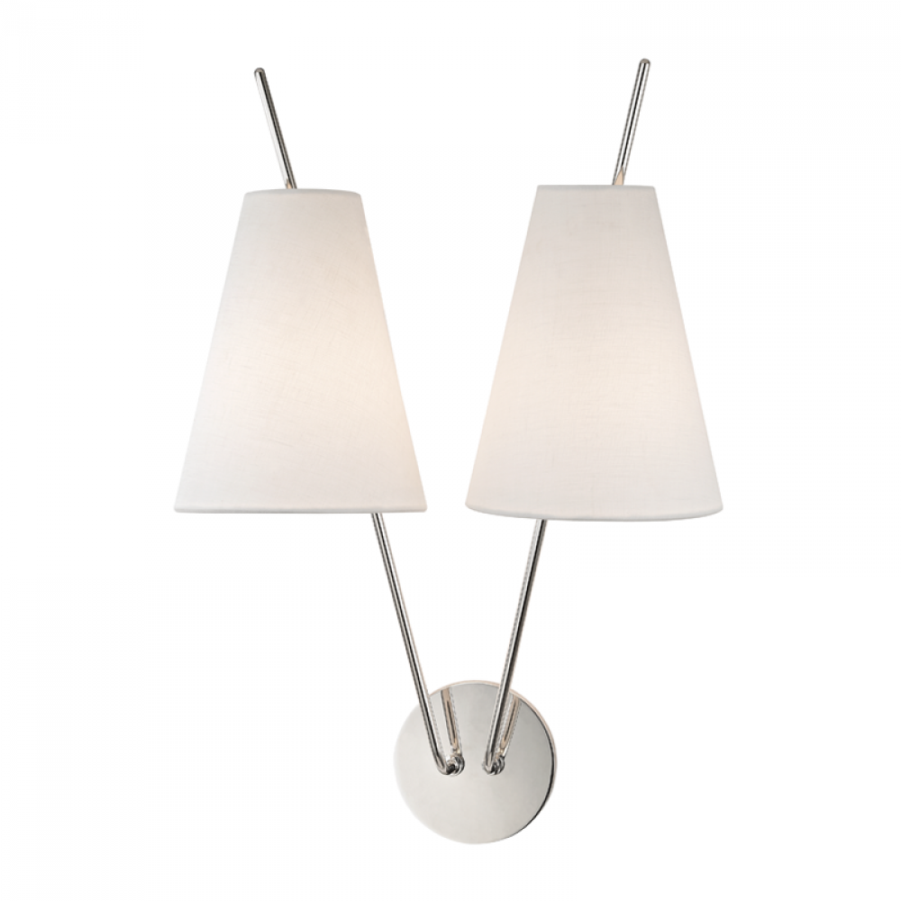 2 LIGHT WALL SCONCE