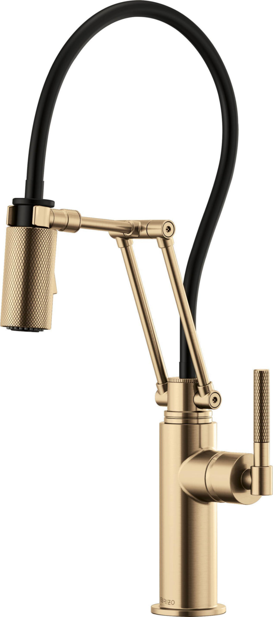ARTICULATING, KNURLED HANDLE
