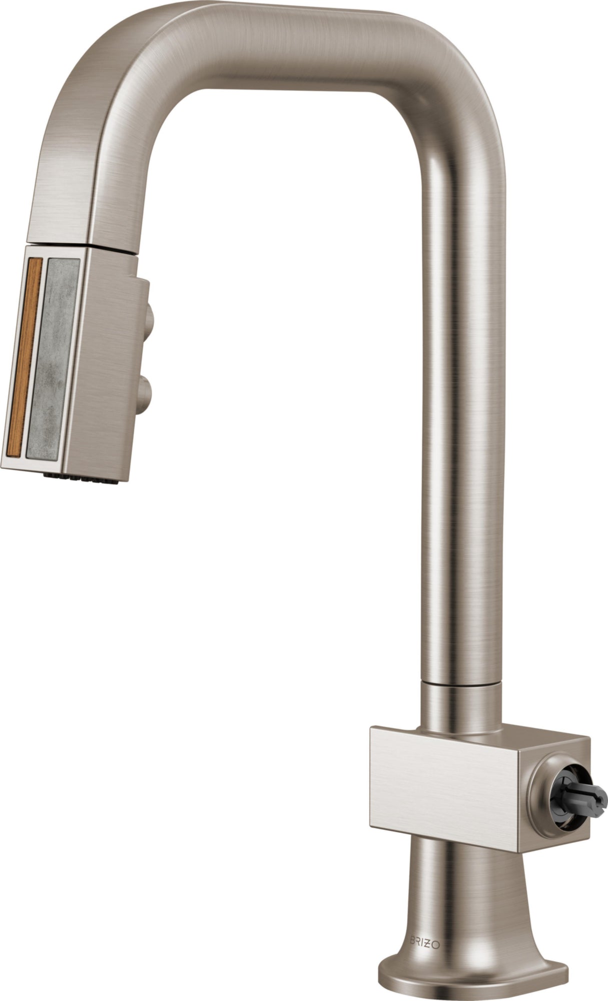 PULL-DOWN PREP FAUCET WITH SQUARE SPOUT