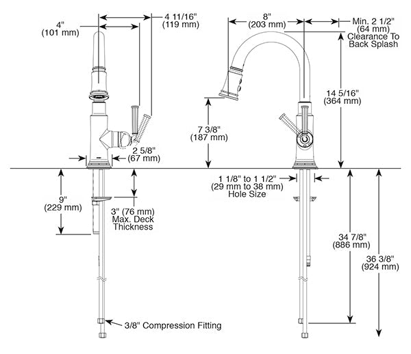 Rook Pull-Down Prep Faucet - by Brizo