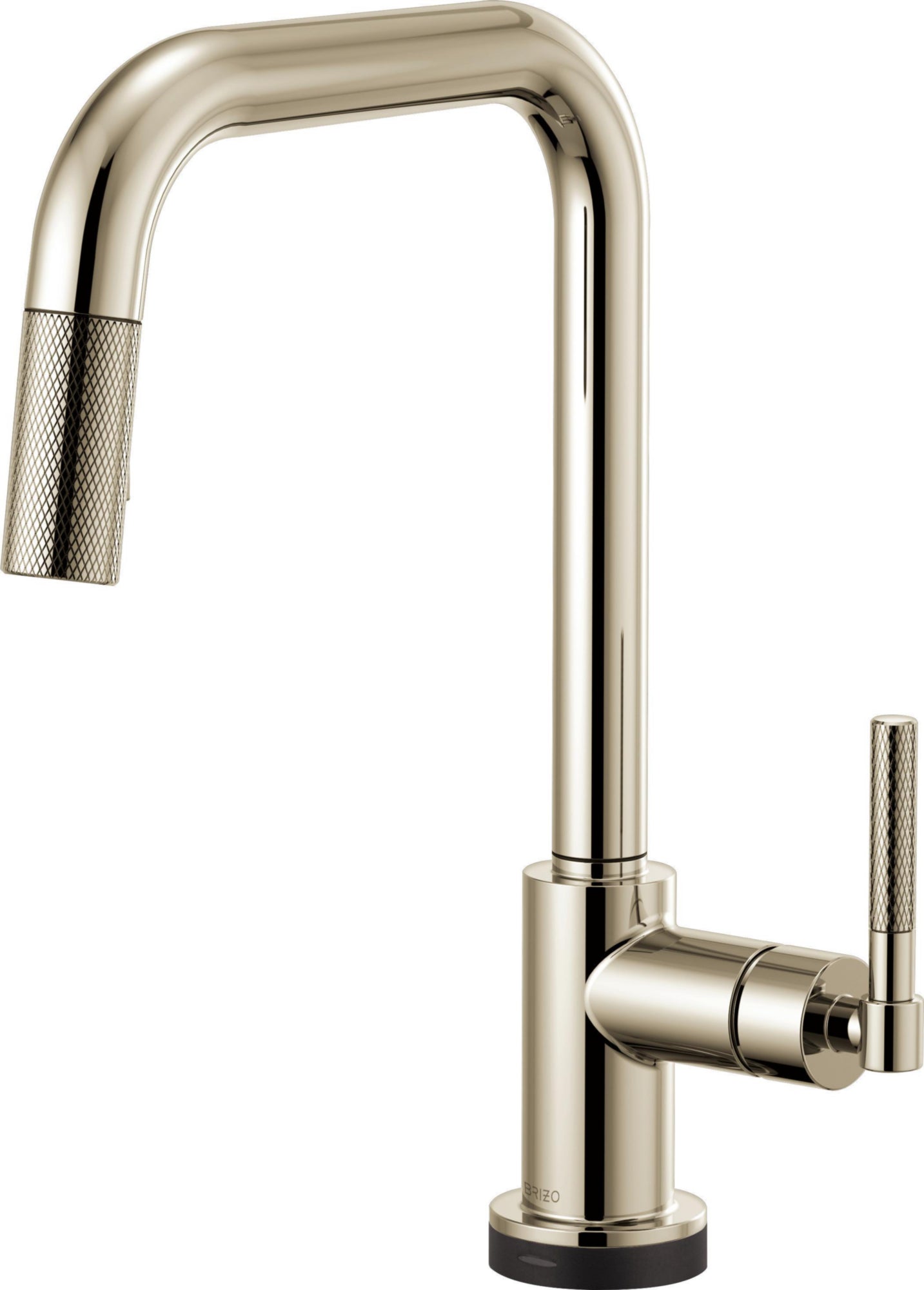 SQUARE SPOUT PULL-DOWN WITH SMARTTOUCH, KNURLED HANDLE