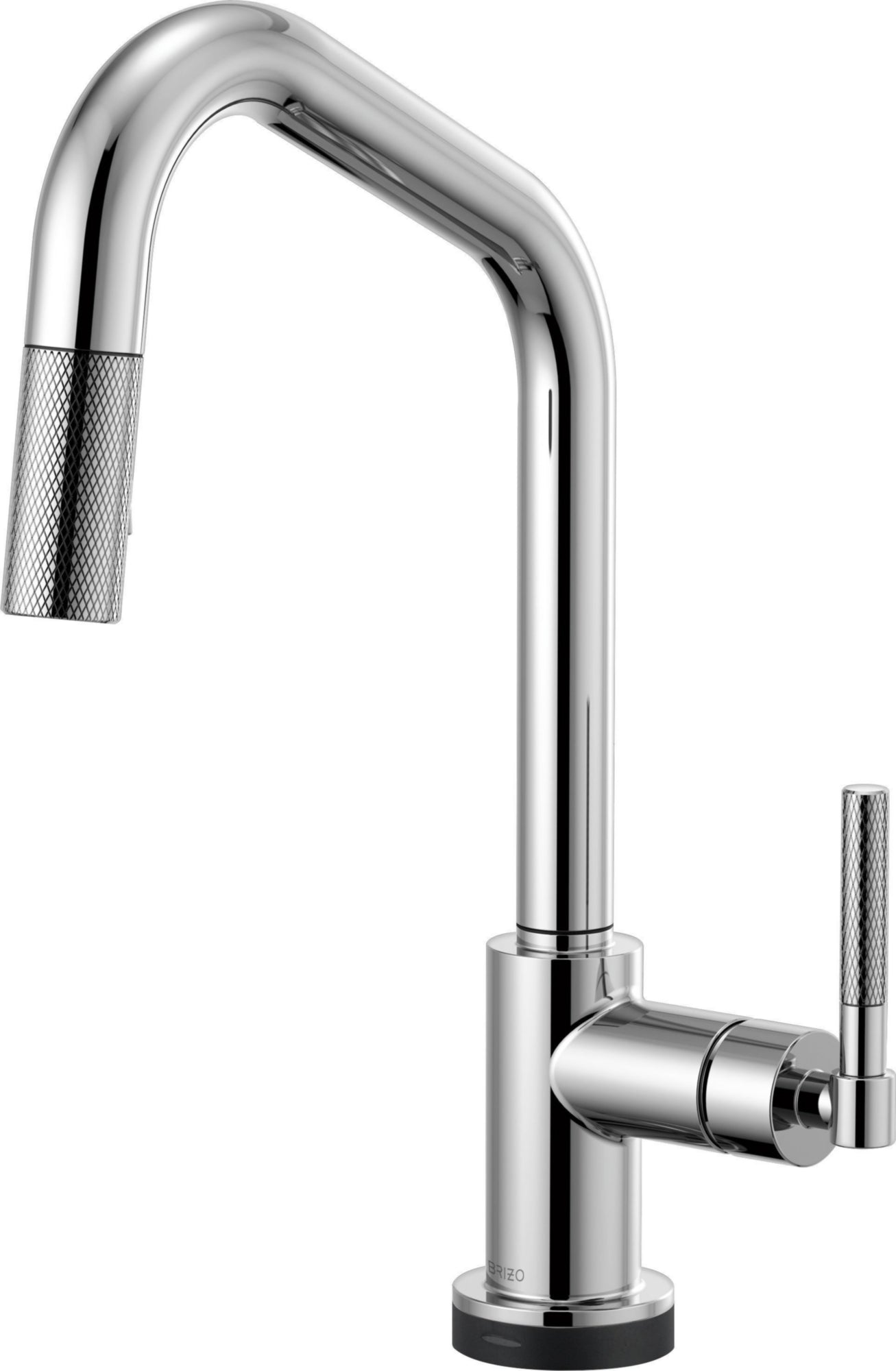 ANGLED SPOUT PULL-DOWN WITH SMARTTOUCH, KNURLED HANDLE