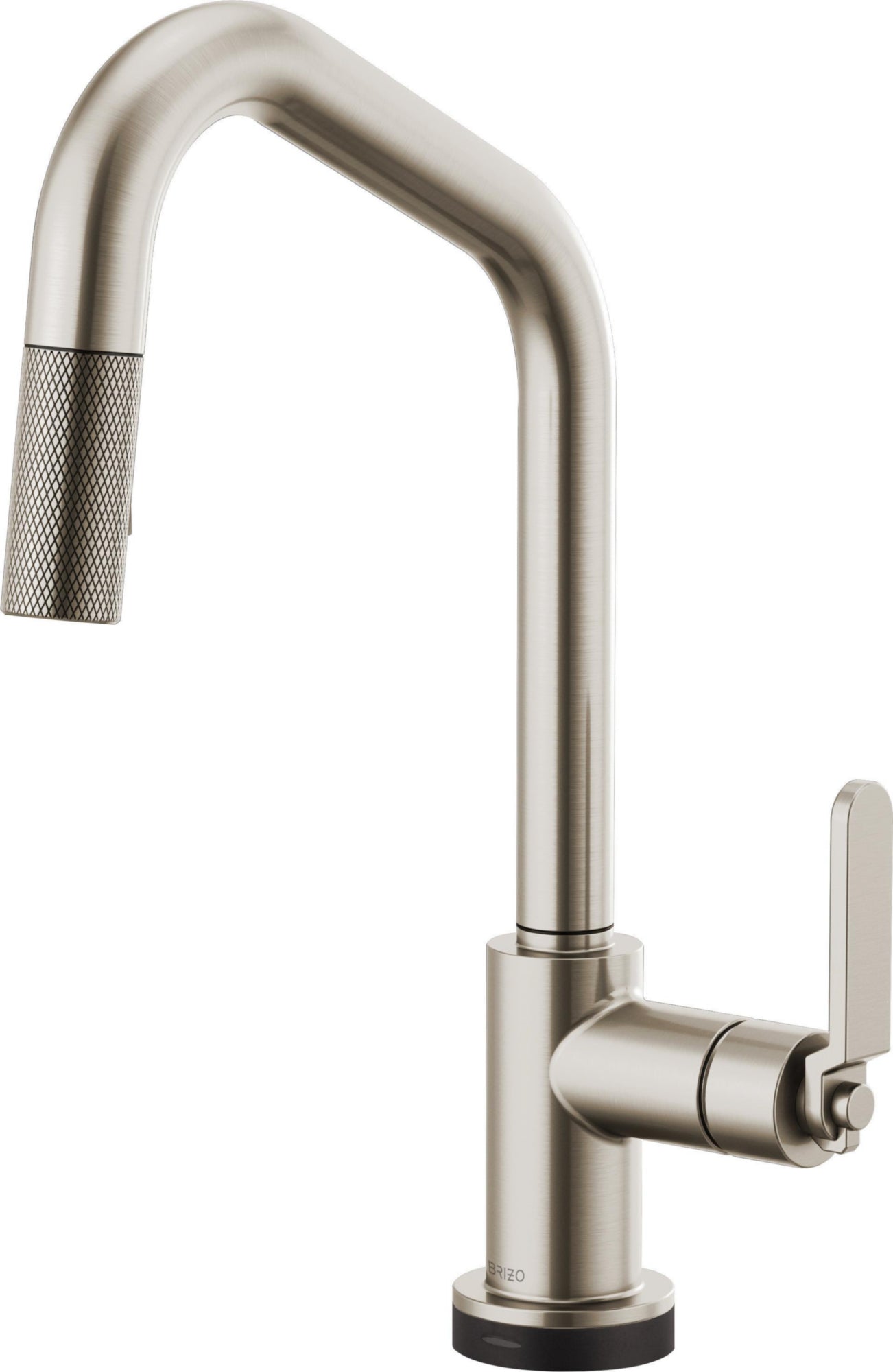 ANGLED SPOUT PULL-DOWN WITH SMARTTOUCH, INDUSTRIAL HANDLE