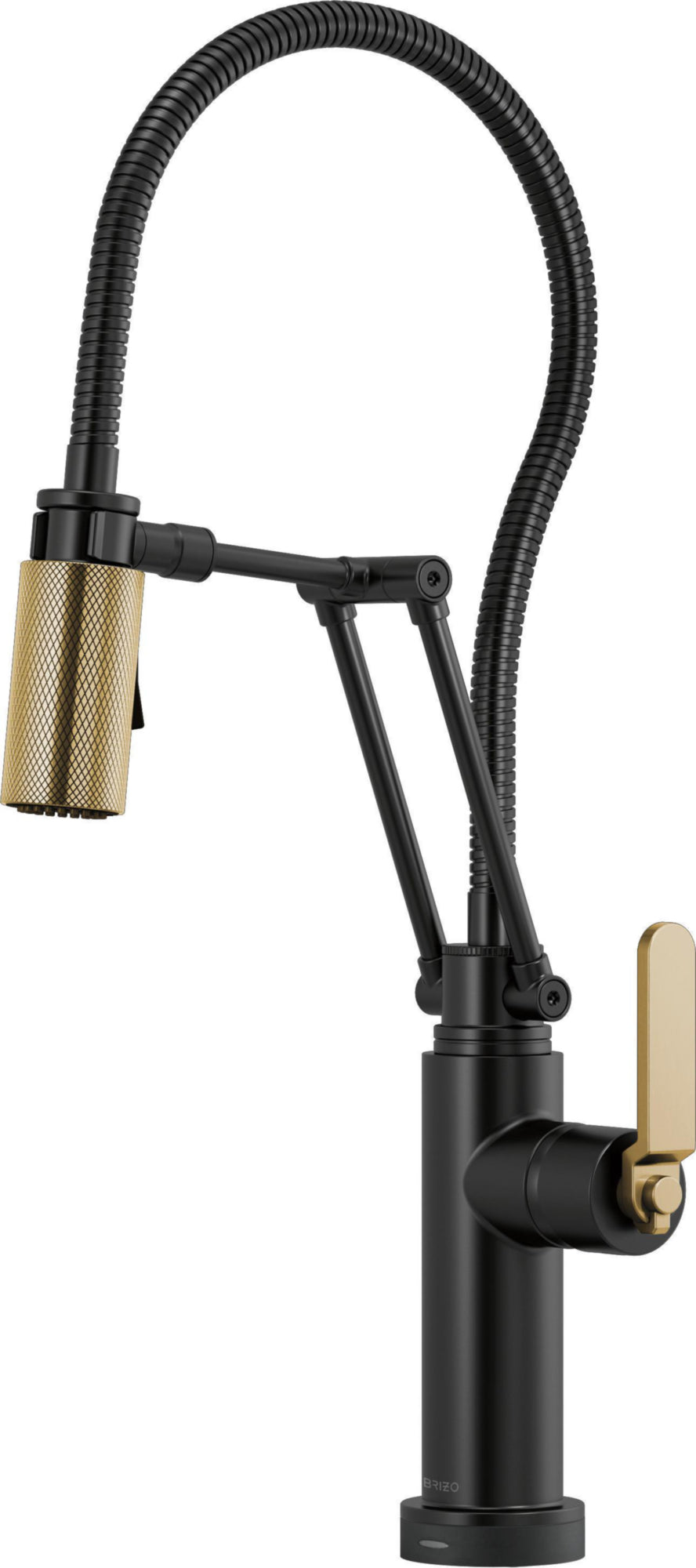 SMARTTOUCH ARTICULATING FAUCET WITH INDUSTIRAL HANDLE AND FI