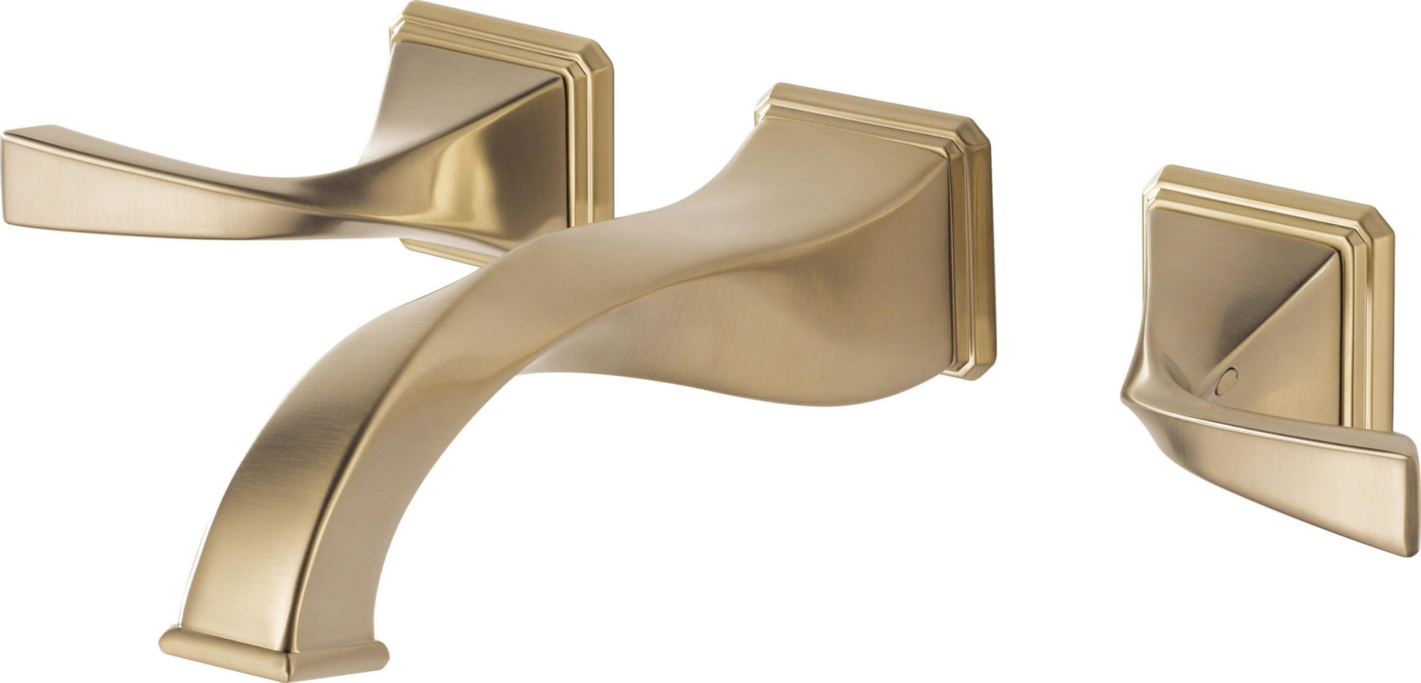 TWO HANDLE WALL-MOUNT LAVATORY FAUCET