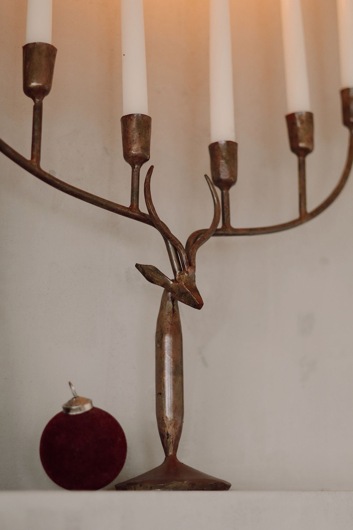 Stag Forge 6 Stick Candle Holder