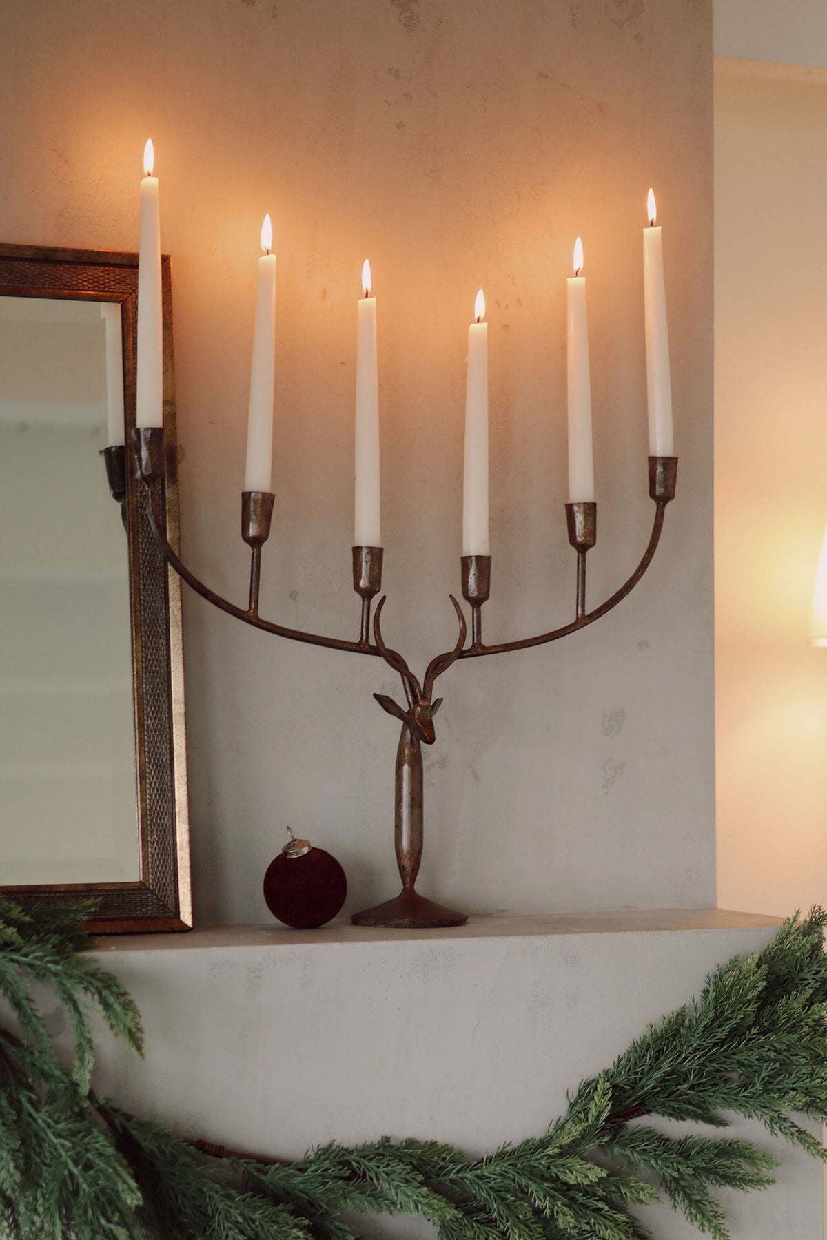 Stag Forge 6 Stick Candle Holder