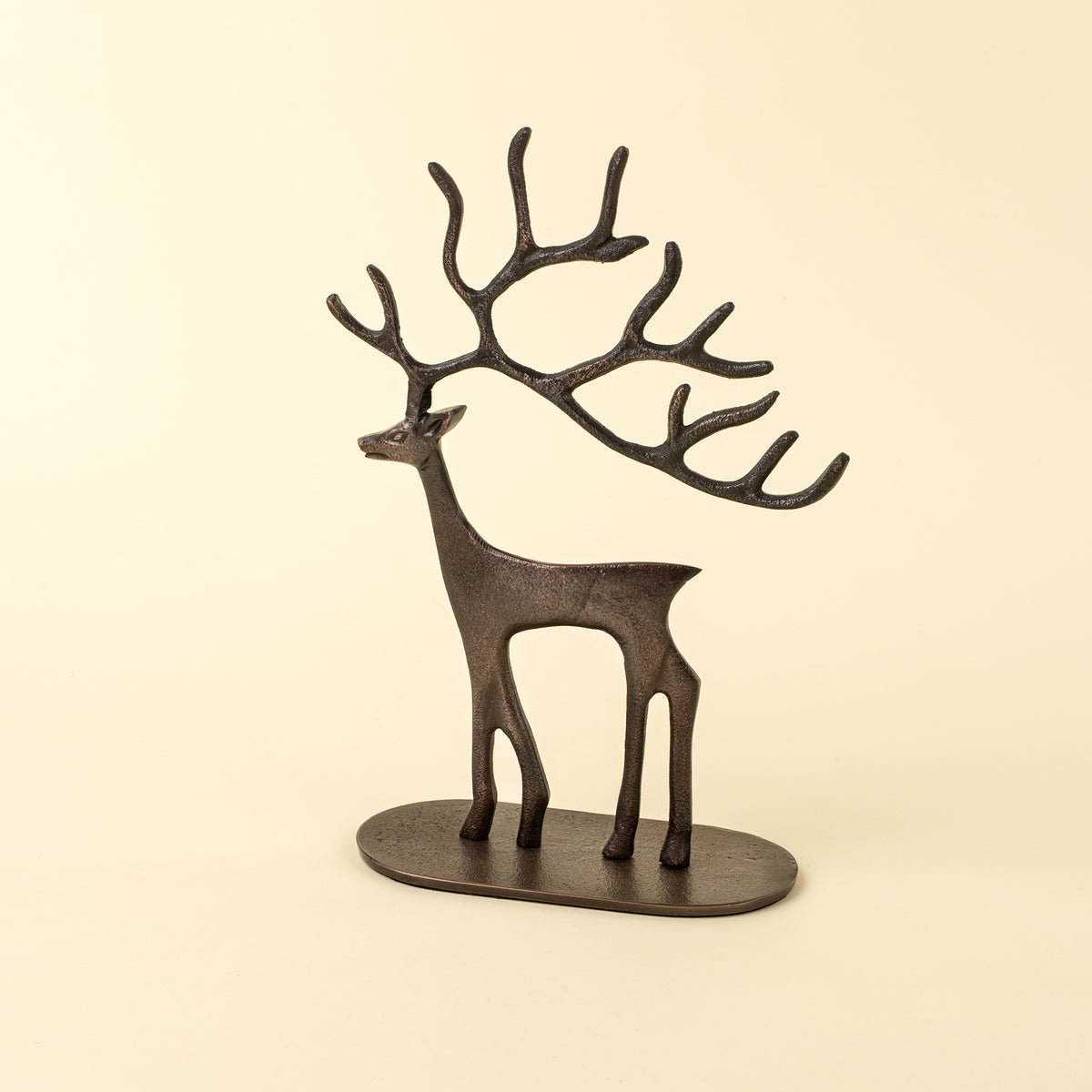 Bronze Reindeer Statue (S,L)