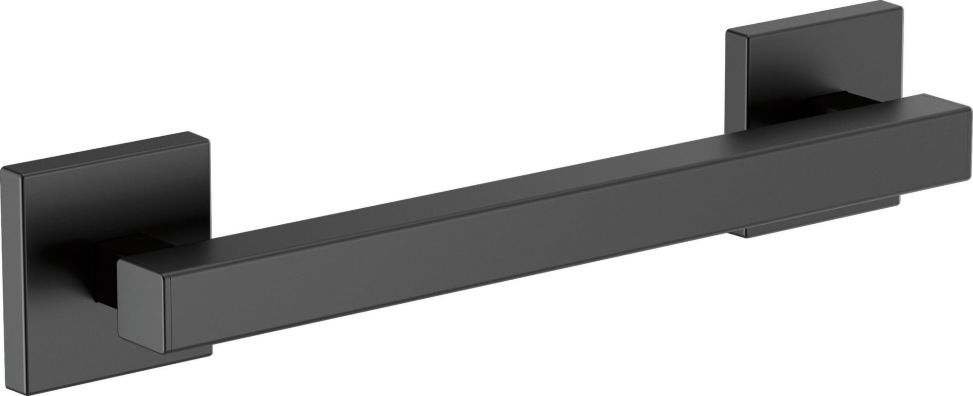 CONTEMPORARY SQUARE DECORATIVE ADA GRAB BAR - 12"