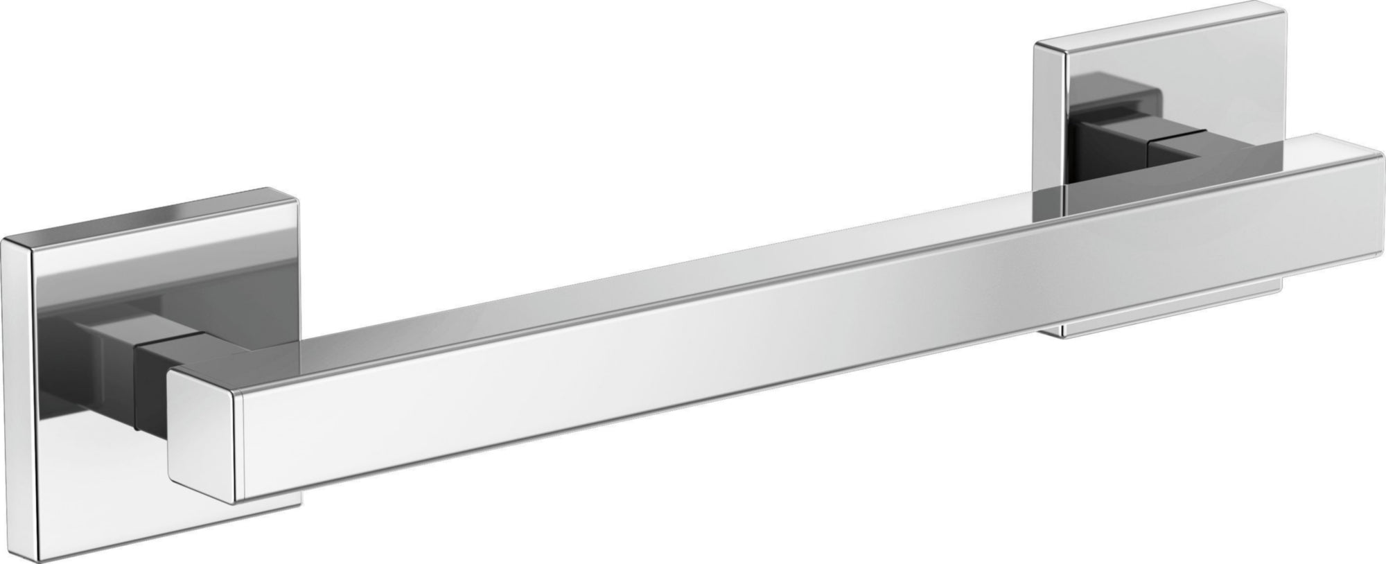 CONTEMPORARY SQUARE DECORATIVE ADA GRAB BAR - 12"