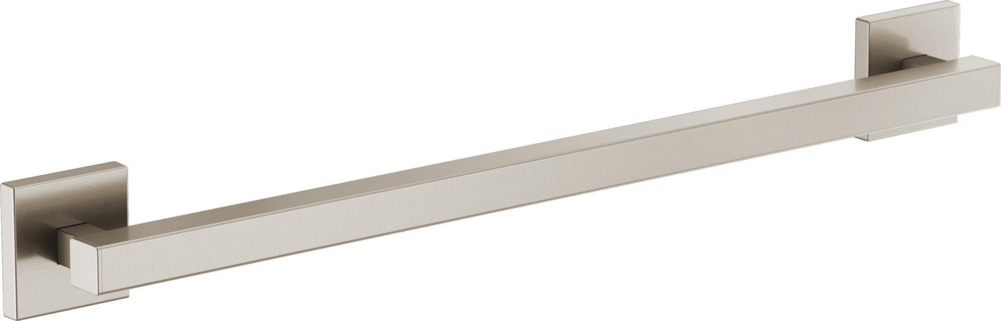 CONTEMPORARY SQUARE DECORATIVE ADA GRAB BAR - 24"
