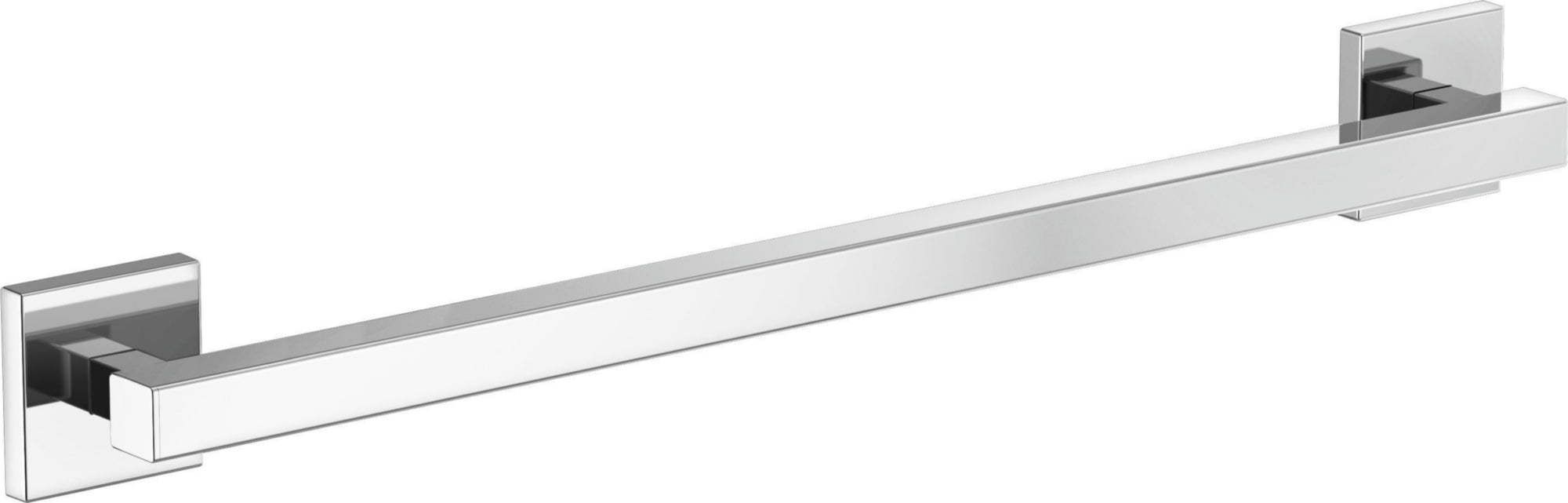 CONTEMPORARY SQUARE DECORATIVE ADA GRAB BAR - 24"