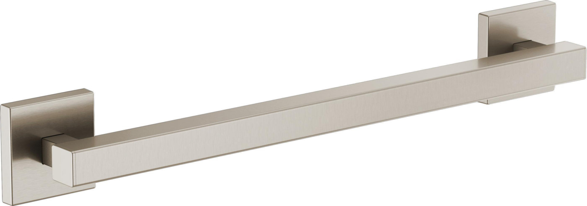 CONTEMPORARY SQUARE DECORATIVE ADA GRAB BAR - 18"