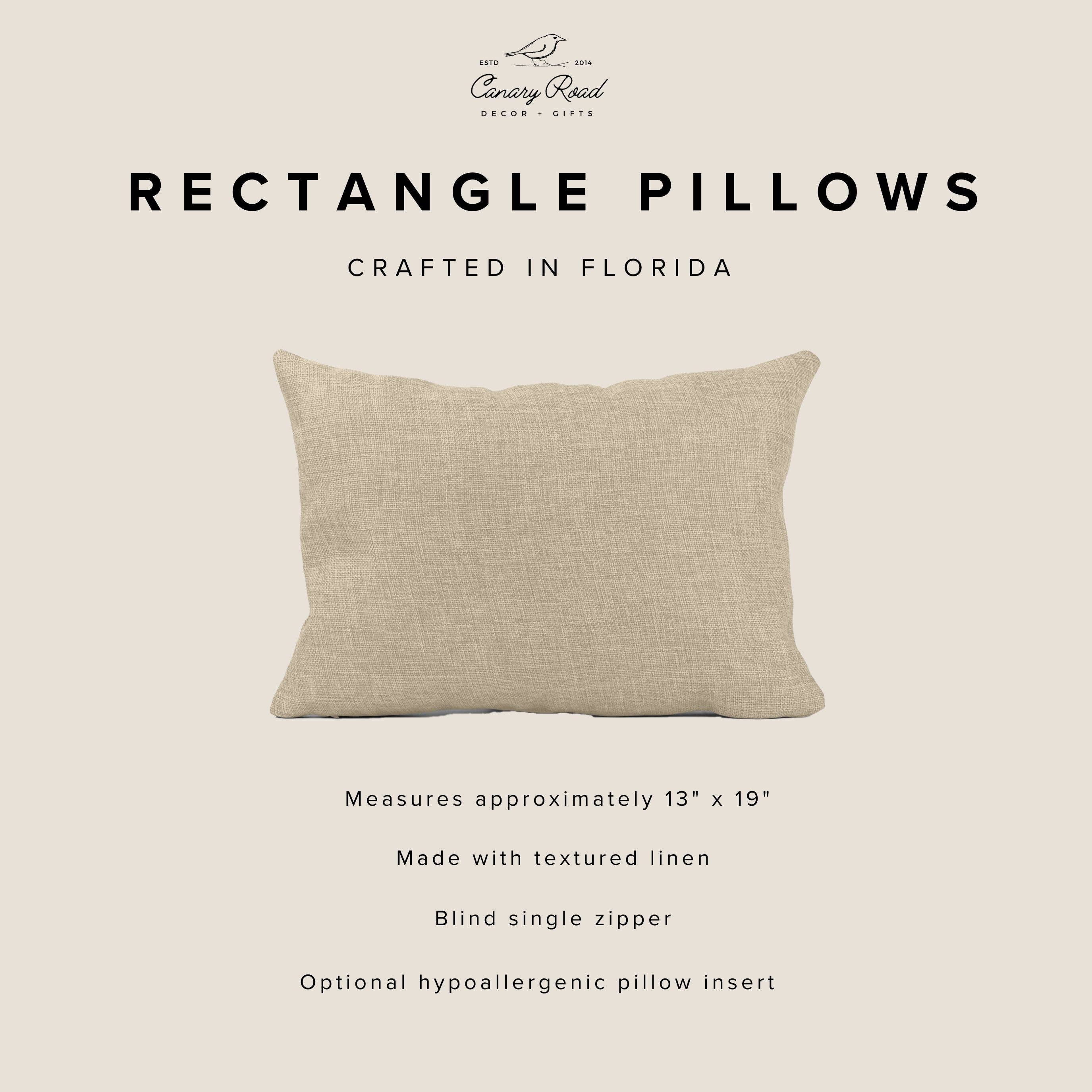 Living the Lake Life Pillow, Rectangle Half Pillow