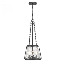 Load image into Gallery viewer, Crawford 3-Light Pendant in Matte Black