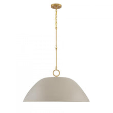 Load image into Gallery viewer, Alta 1-Light Pendant in Concrete and Brass