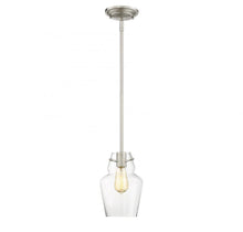 Load image into Gallery viewer, Vintage 1-Light Mini-Pendant in Satin Nickel