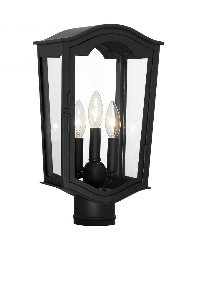 Houghton Hall - 3 Light Outdoor Post Mount