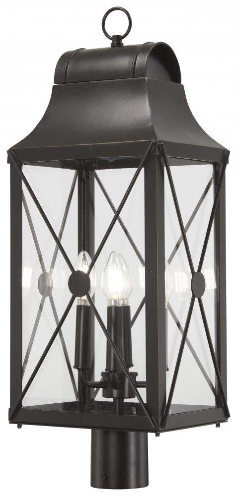 De Luz - 4 Light Post Mount