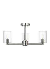 Load image into Gallery viewer, Fullton Three Light Semi-Flush Mount