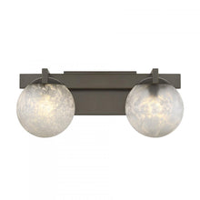 Load image into Gallery viewer, Darien 2-Light Bathroom Vanity Light in Mediterranean Bronze