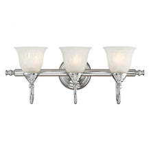 Load image into Gallery viewer, Brunswick 3-Light Bathroom Vanity Light in Chrome