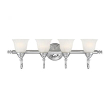 Load image into Gallery viewer, Brunswick 4-Light Bathroom Vanity Light in Chrome