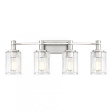 Load image into Gallery viewer, Concord 4-Light Bathroom Vanity Light in Silver and Polished Nickel