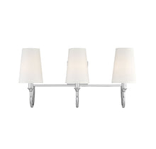 Load image into Gallery viewer, Cameron 3-Light Bathroom Vanity Light in Polished Nickel