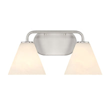 Load image into Gallery viewer, Blair 2-Light Bathroom Vanity Light in Satin Nickel
