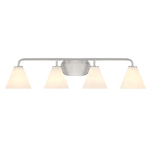 Load image into Gallery viewer, Blair 4-Light Bathroom Vanity Light in Satin Nickel