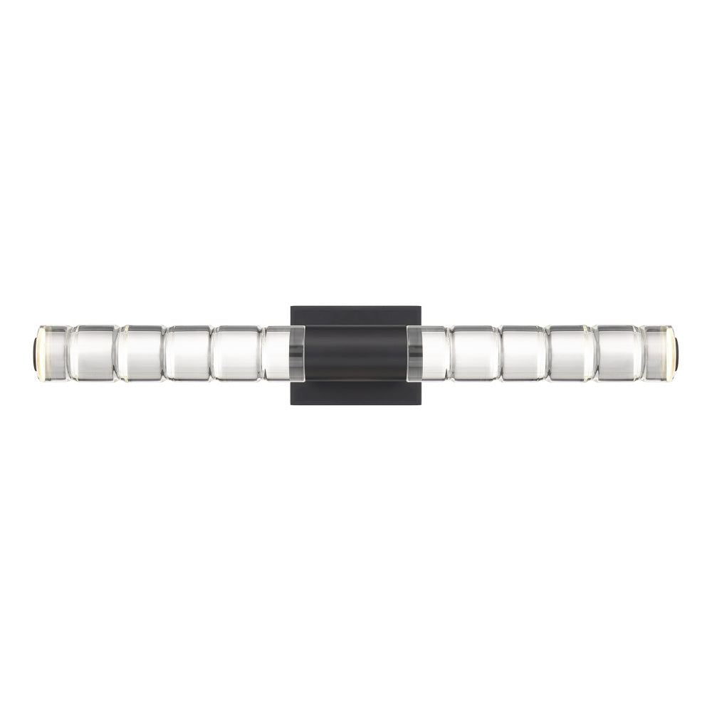 Beale LED Bathroom Vanity Light in Black Lustre
